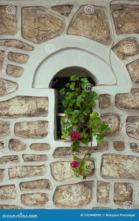 Keyhole Medieval Architecture Shows in this Rebuilt Wall in Arbanasi ...