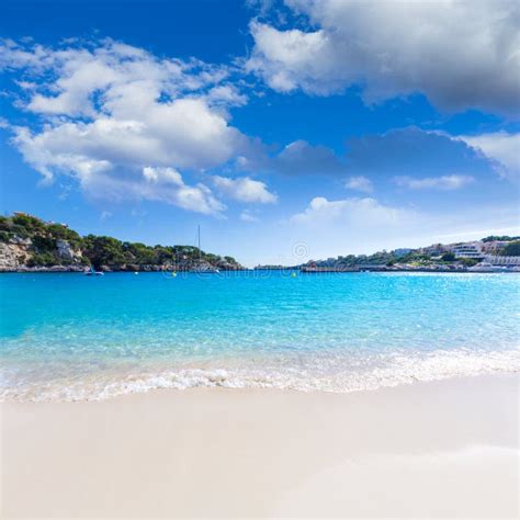 Majorca Porto Cristo Beach in Manacor at Mallorca Stock Photo - Image ...