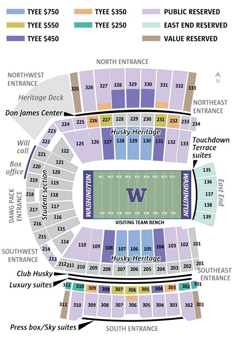 Husky Stadium Seating Chart 2018 | Cabinets Matttroy