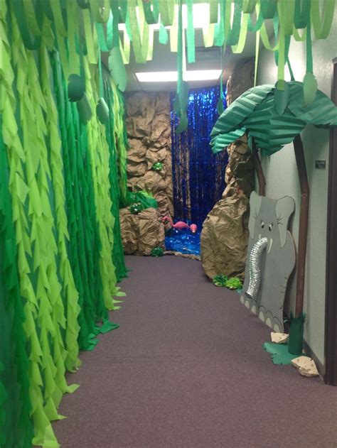 Jungle Safari VBS | Vbs themes, Jungle decorations, Safari crafts