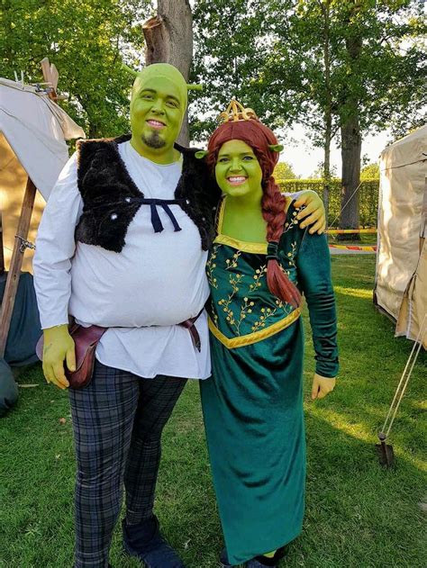 Pin by Sara Grimmett on Halloween Ideas | Shrek and fiona costume ...