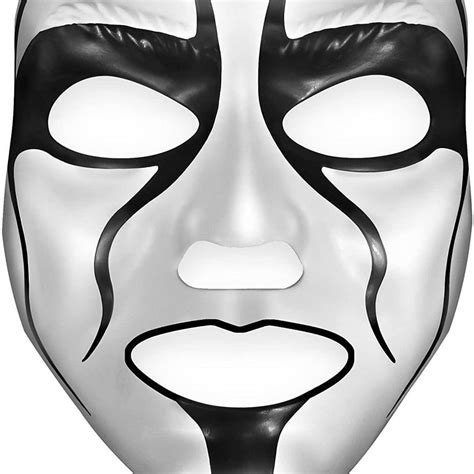 WWE Sting Mask Authentic Wrestling Iconic Superstar Costume Accessory ...