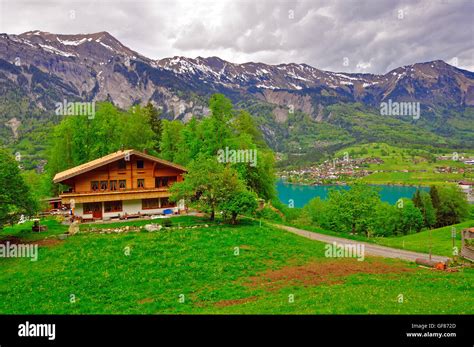 Swiss alps chalet hi-res stock photography and images - Alamy