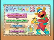 DVD Menu Walkthroughs: Elmo's World - Wild Wild West : Sony Wonder ...