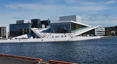 File:Oslo Opera House seen from Langkaia.JPG