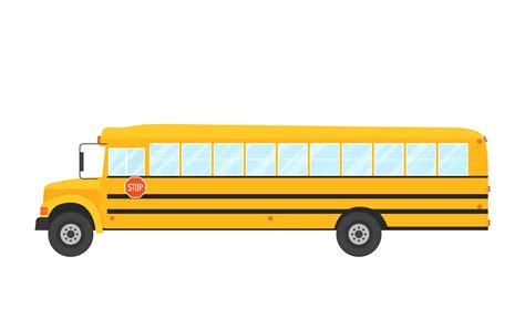 School Bus Side View Clipart