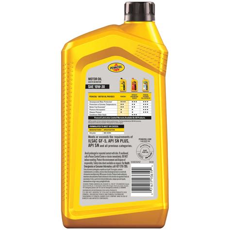 PENNZOIL 10W-30 4 Cycle Engine Multi Grade Motor Oil 1 qt. - Ace Hardware