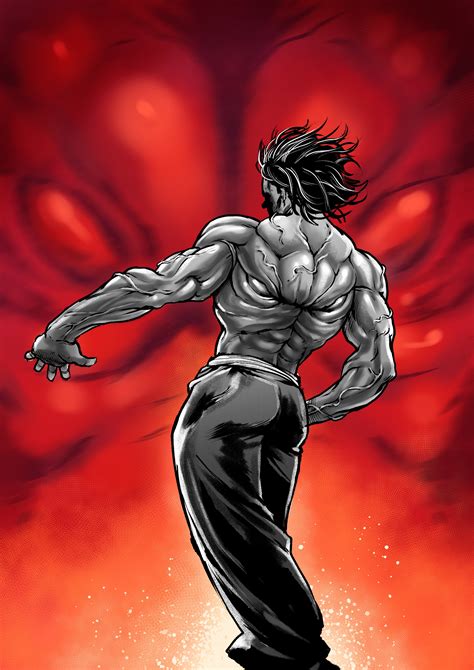 [OC] Someone asked for my take on a Baki fan art, well here it is ...