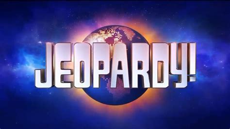 The TV game show Jeopardy's new logo features the Earth surrounded in ...