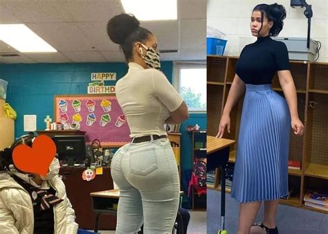 Curvy teacher slammed for wearing 'inappropriate' outfits at school ...