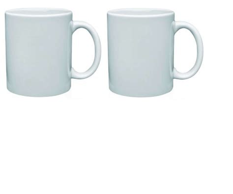 Coffee Mugs 12OZ white V shaped Porcelain | Decor Essentials