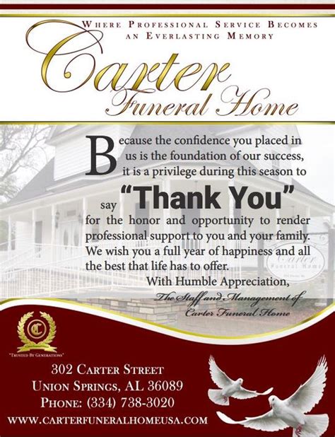 Carter Funeral Home - Home