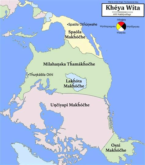 A map of the Lakota perspective of North America : r/MapPorn