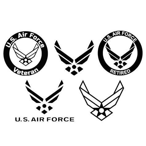 US Air Force Logo Svg BundleUSA ForcesUnited States Air | Etsy