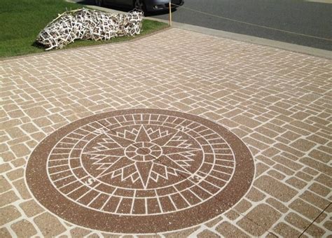 Concrete Stencils for Driveways are Big Business - Concrete Decor