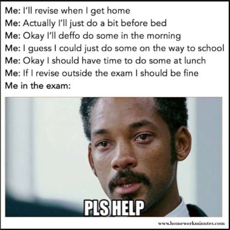 When do you revise? | Exams memes, Studying memes, Exams funny