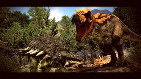 Ankylosaurus vs. T-Rex by TREX096 on DeviantArt