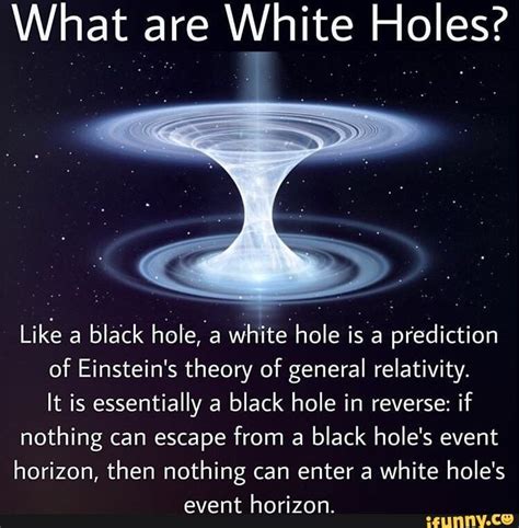 What are White Holes? Liké a bla'ck hbl'efa w'h'ite'hole is a ...