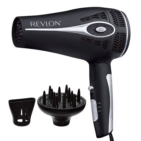 Revlon Pro Collection Style and Go Retractable Cord Folding Handle ...