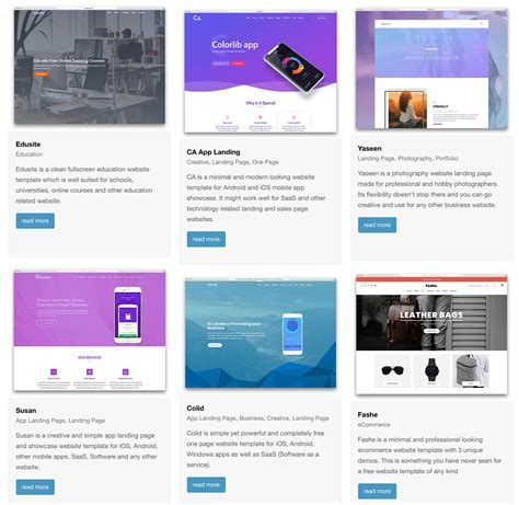 Top 33 Free One-Page Website Templates Using Bootstrap 2020 - Colorlib