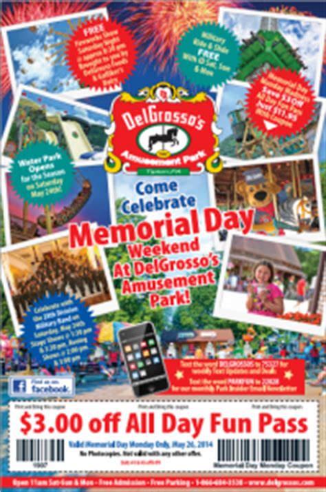 DelGrosso’s Amusement Park Coupons 2014 – Printable Coupons, Savings ...