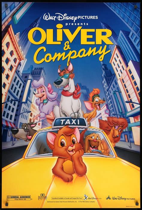 Oliver and Company (1988) | Oliver and company, Disney animated films ...