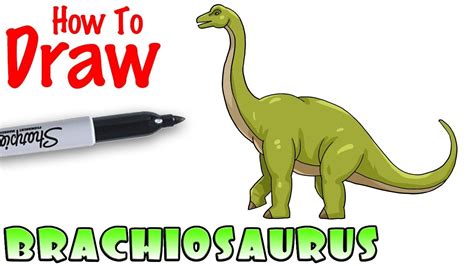 How to Draw a Brachiosaurus