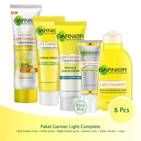 Jual Paket Garnier Light Complete ( Day Cream + Foam + Night Cream ...