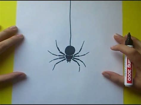 Como dibujar una araña paso a paso 4 | How to draw a spider 4 - YouTube ...