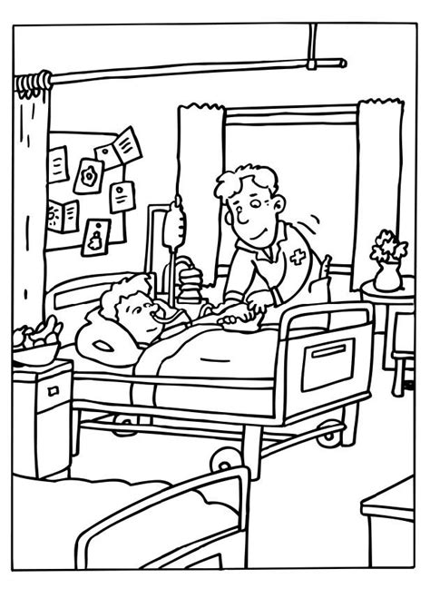 hospital coloring pages printable free - Clip Art Library