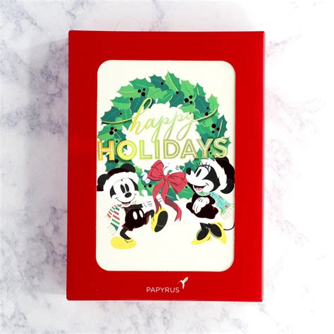 Mickey & Minnie Mouse Christmas Card | Papyrus | The Penguin Gallery