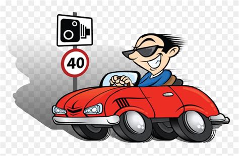 Speeding Vector - Cartoon Clipart (#4138649) - PikPng