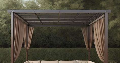 Metal Pergola with Canopy? — Woodlark Garden Luxury