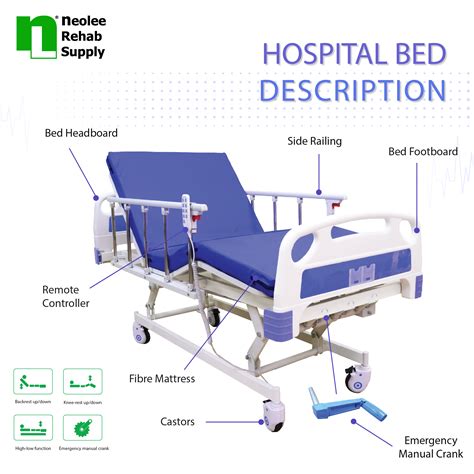 NL303D-B Hospital Bed 3 Functions (Electric Hi-lo) Wheelchairs ...