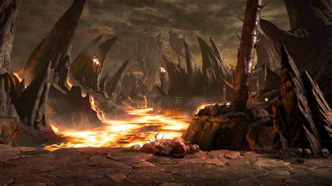 Krossroads | Mortal kombat, Background, Fantasy landscape