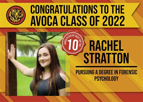 Congratulations Rachel! 🎓🎉 Learn... - Avoca Central School