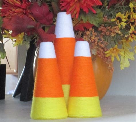 3 pc. Halloween Candy Corn Halloween Decoration | Etsy