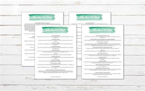 43 Scriptures About Who I Am In Christ - My Printable Faith