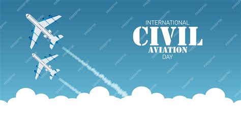 Premium Vector | International Civil Aviation Day