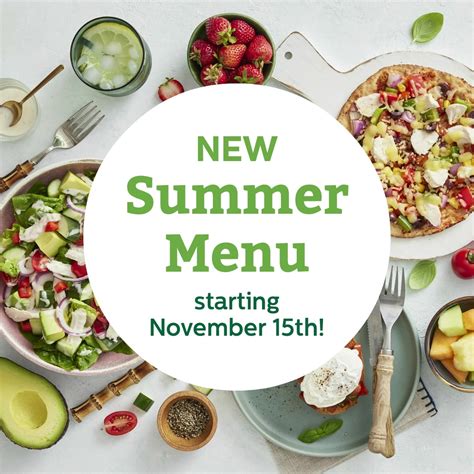 Lite n Easy New Summer Menu | Next week we're saying goodbye to the ...