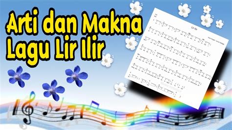 Arti dan Makna Lagu Lir Ilir - YouTube