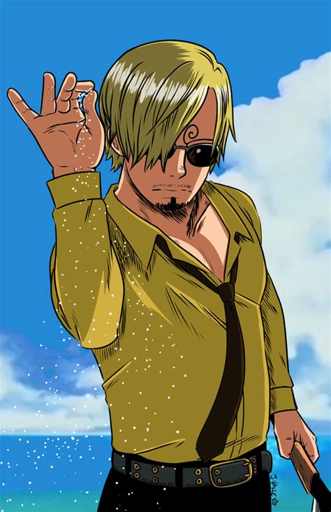 Sanji Salt Bae !! One Piece by mada654 on DeviantArt