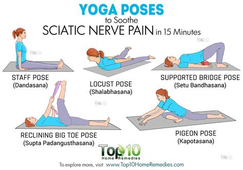 Yoga Poses to Soothe Sciatic Nerve Pain in 15 Minutes | Top 10 Home ...