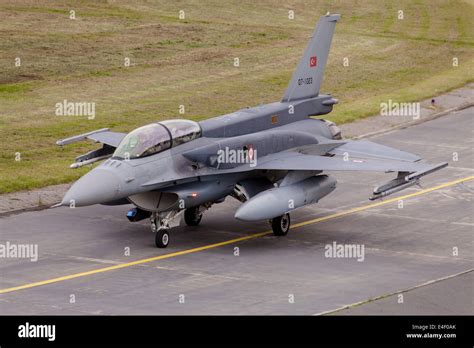 Turkish Air Force F-16D Block 52 with conformal fuel tanks during NATO ...