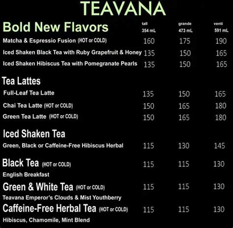 Starbucks Menu, Menu for Starbucks, Colon, Cebu City - Zomato Philippines