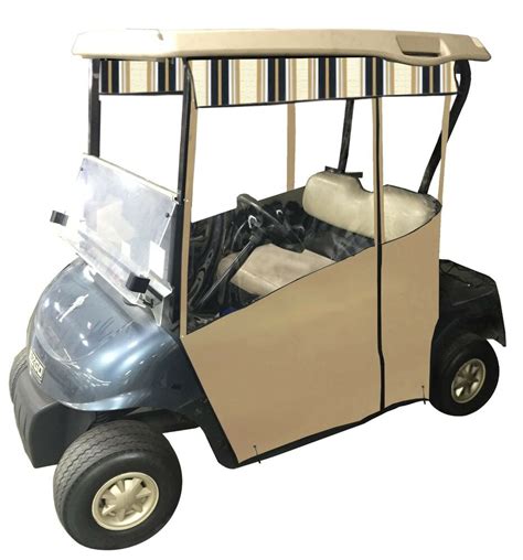 EZGO RXV - Track-Style Sunbrella Golf Cart Enclosure.- Slides on ...