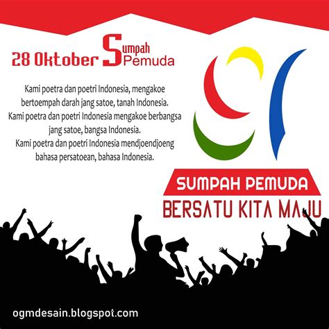 Desain Poster Sumpah Pemuda – Amat