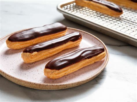 Eclair Pastry With Cream Chocolate Pc For Sale Buy Online, 54% OFF