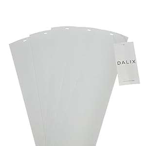 Amazon.com - DALIX PVC Vertical Blind Replacement Slats Curved Smooth ...