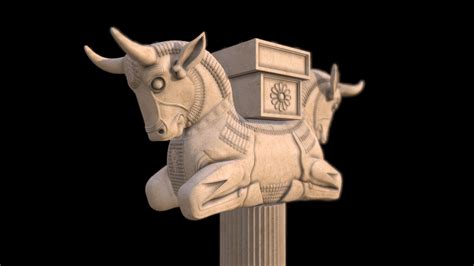 Persian Column | Persepolis | Bull - 3D model by Roozbeh Design ...